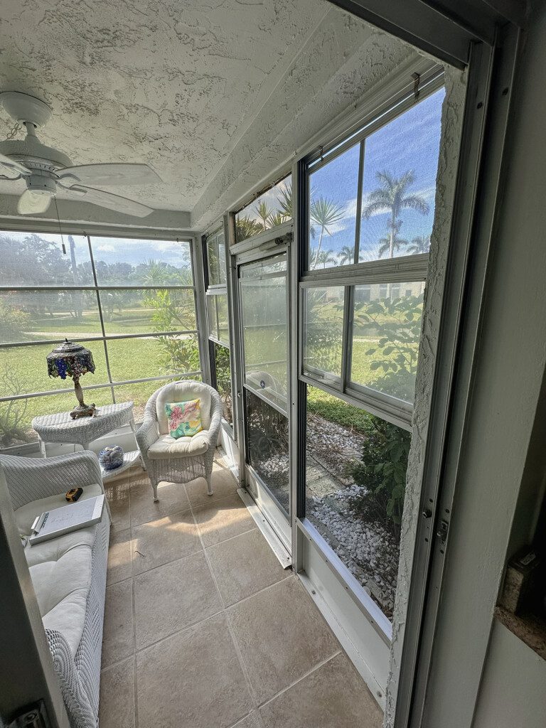 Florida lanai room renovation with new windows and doors | Sun Control Aluminum & Remodeling